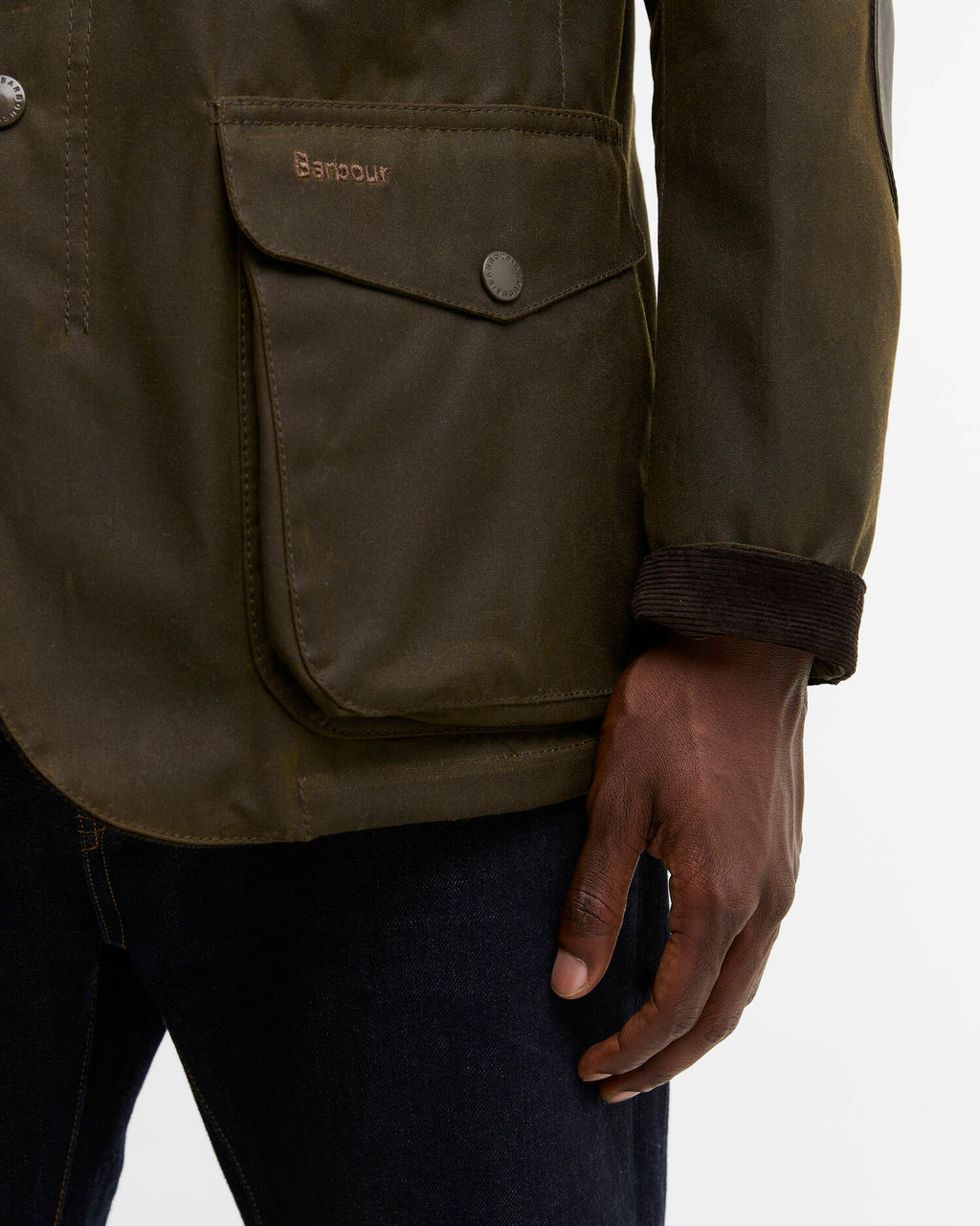 OGSTON WAX JACKET - OLIVE