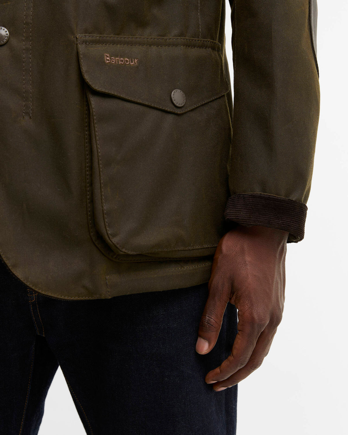OGSTON WAX JACKET - OLIVE
