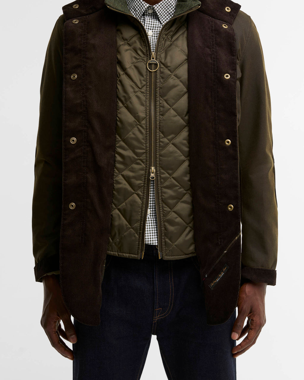 OGSTON WAX JACKET - OLIVE