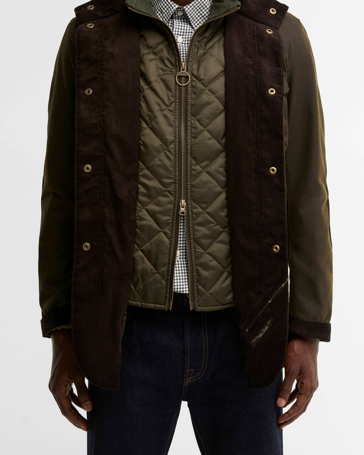 OGSTON WAX JACKET - OLIVE