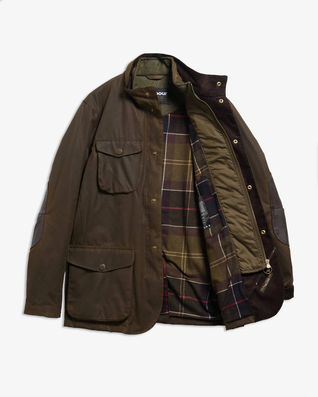 OGSTON WAX JACKET - OLIVE