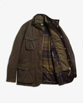 OGSTON WAX JACKET - OLIVE