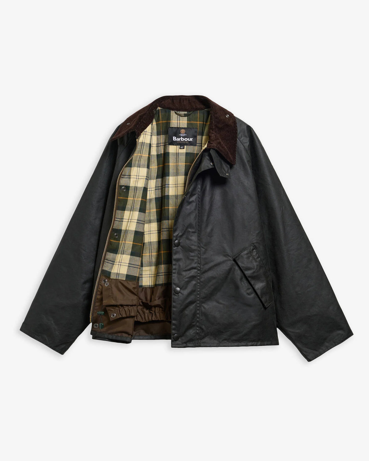 OS TRANSPORT WAX JACKET - SAGE
