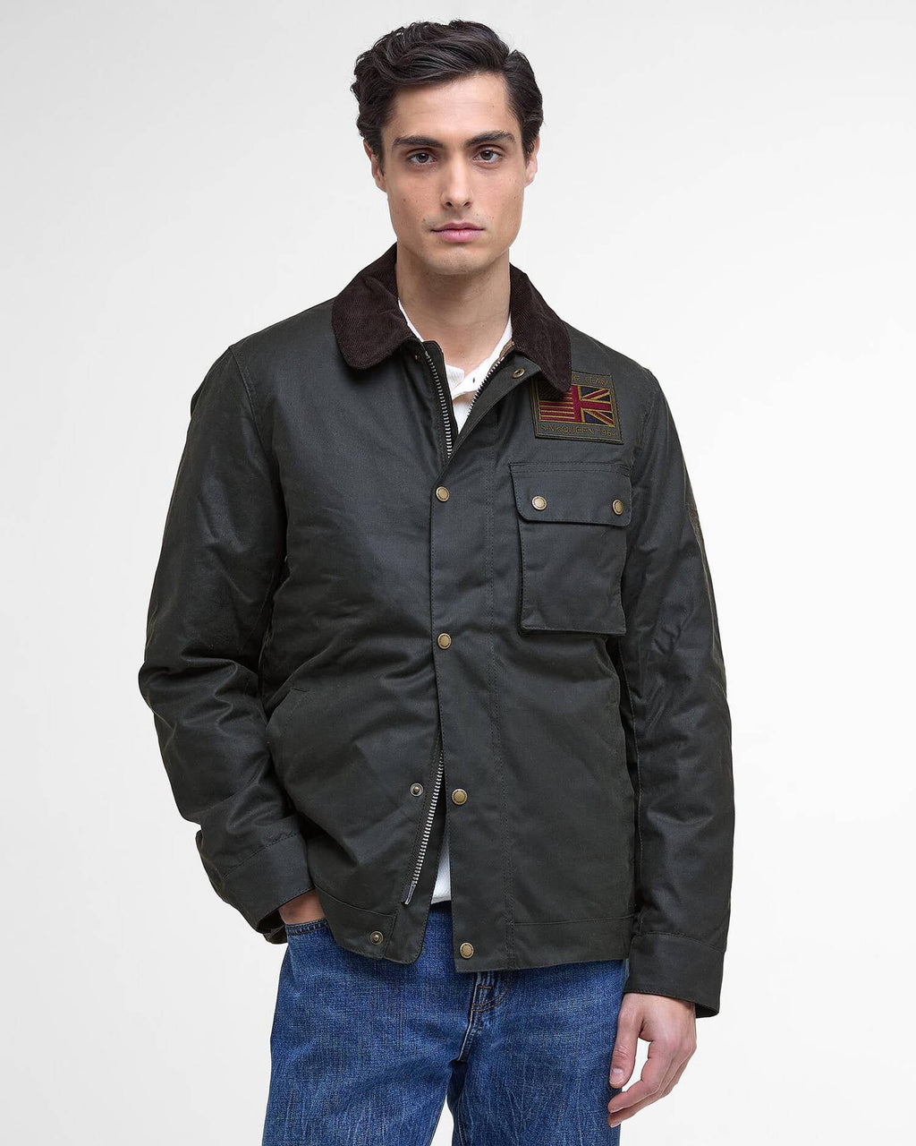 WORKERS WAX JACKET - SAGE