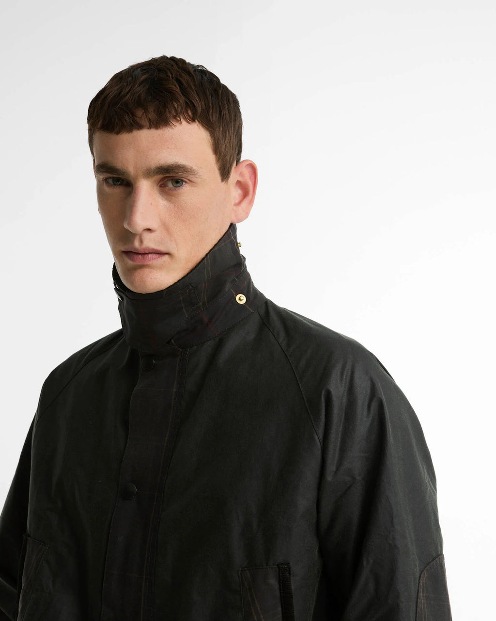 ICONS PATCH BEDALE WAX JACKET - SAGE