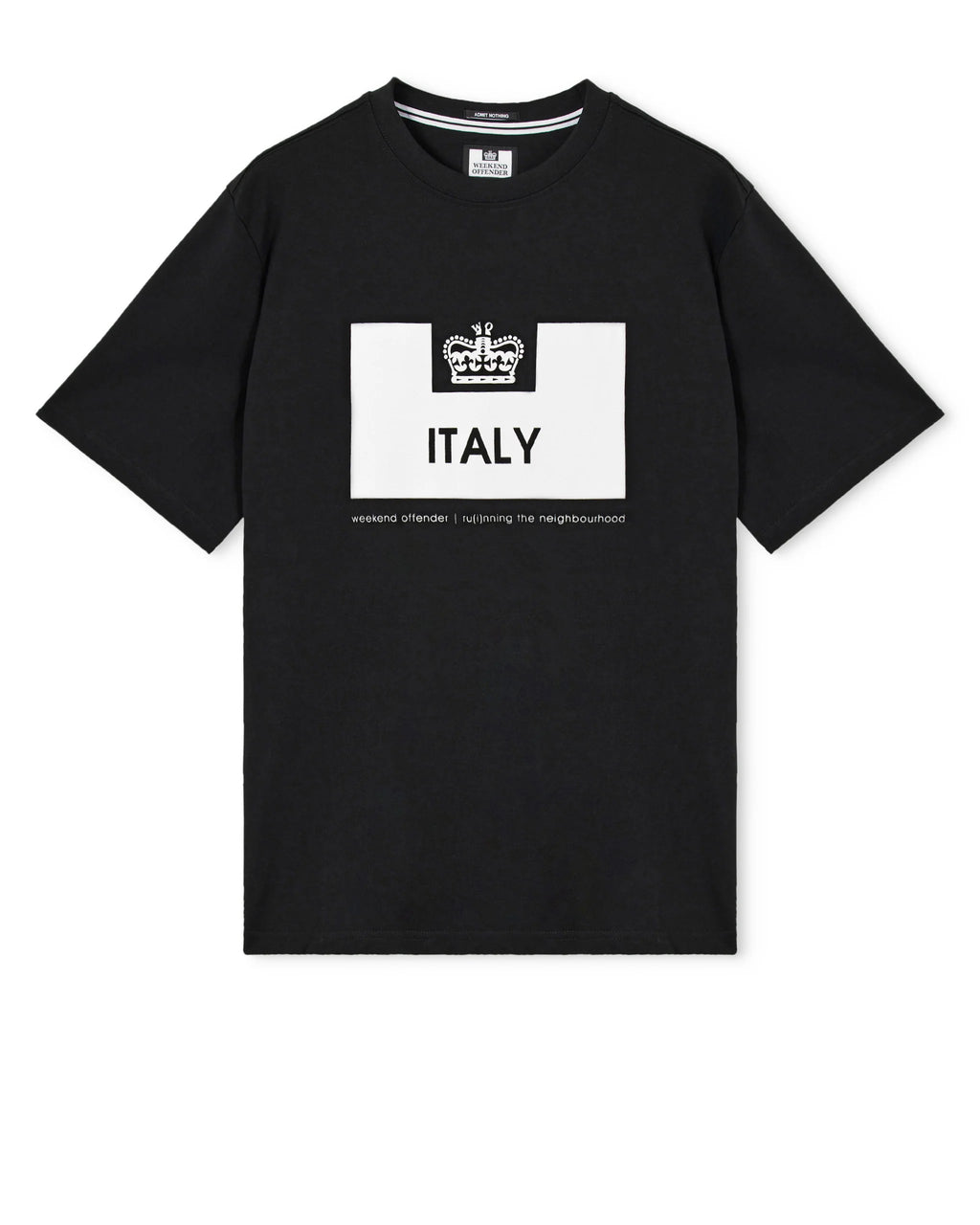 T-SHIRT ITALY - BLACK