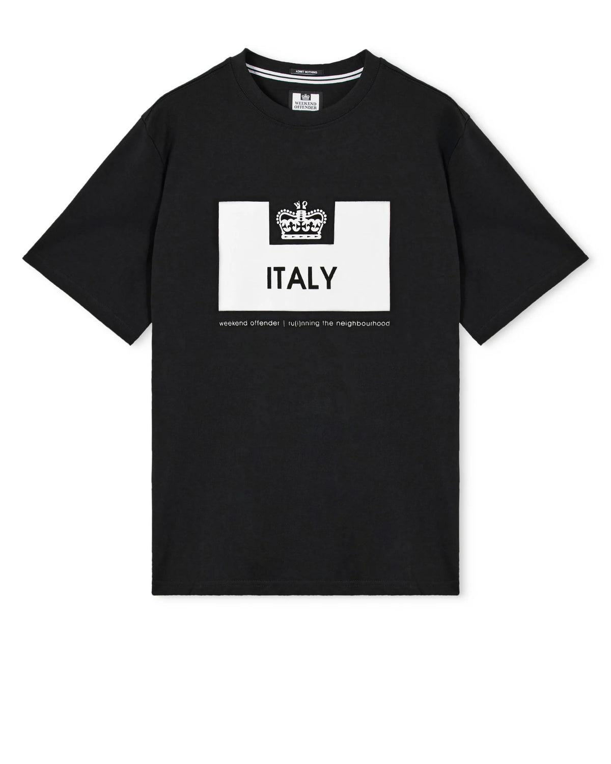T-SHIRT ITALY - BLACK