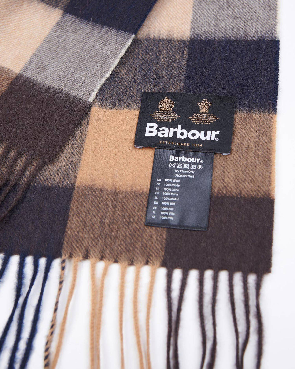 LARGE TATTERSALL SCARF - AUTUMN DRESS