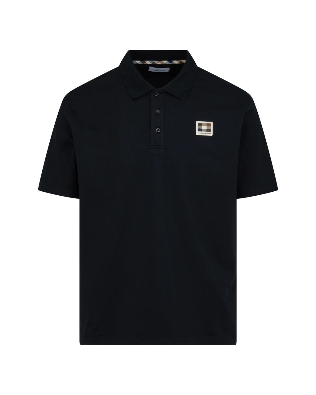 STRETCH PIQUE BADGE POLO