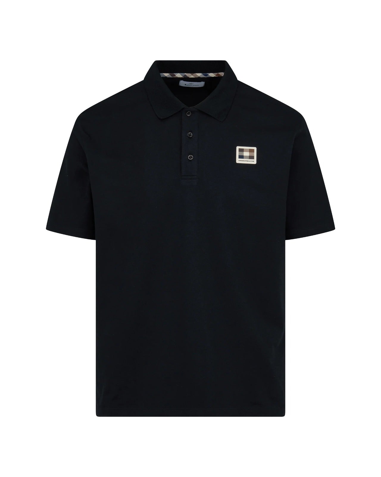 STRETCH PIQUE BADGE POLO
