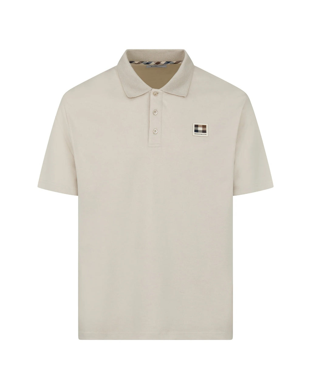 STRETCH PIQUE BADGE POLO