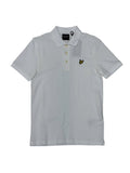 PLAIN POLO SHIRT-WHITE