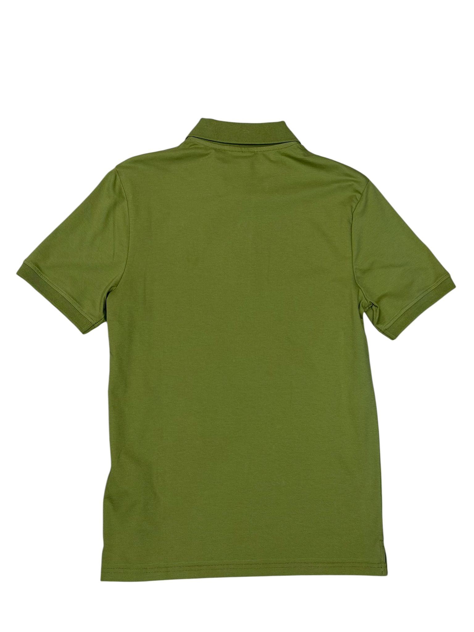 PLAIN POLO SHIRT-SHRUB GREEN