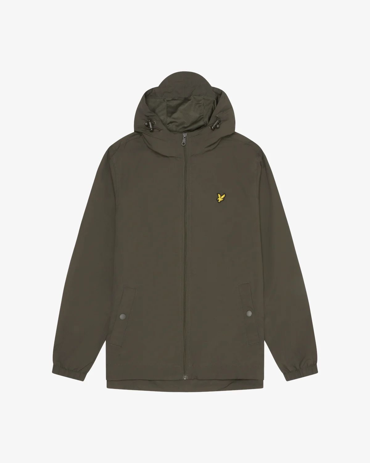 ZIP THROUGH HOODED JACKET