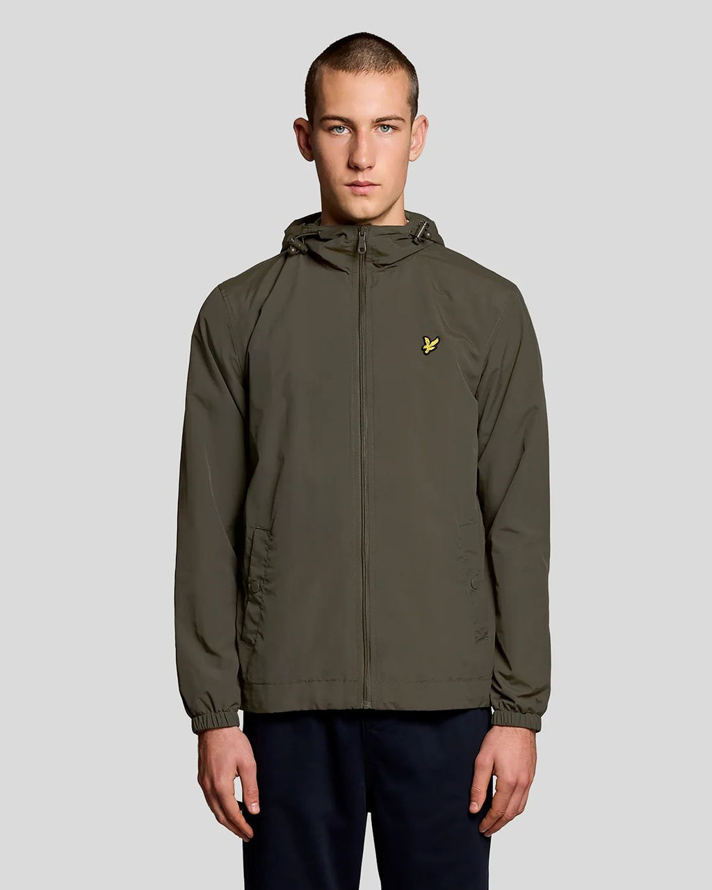 ZIP THROUGH HOODED JACKET