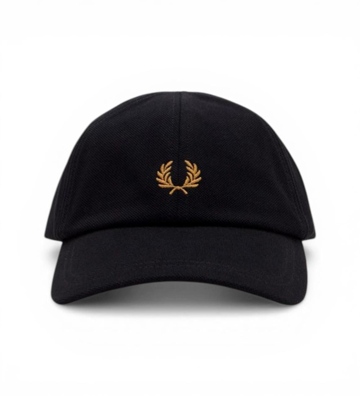 PIQUE CLASSIC CAP-BLACK\CARAMEL