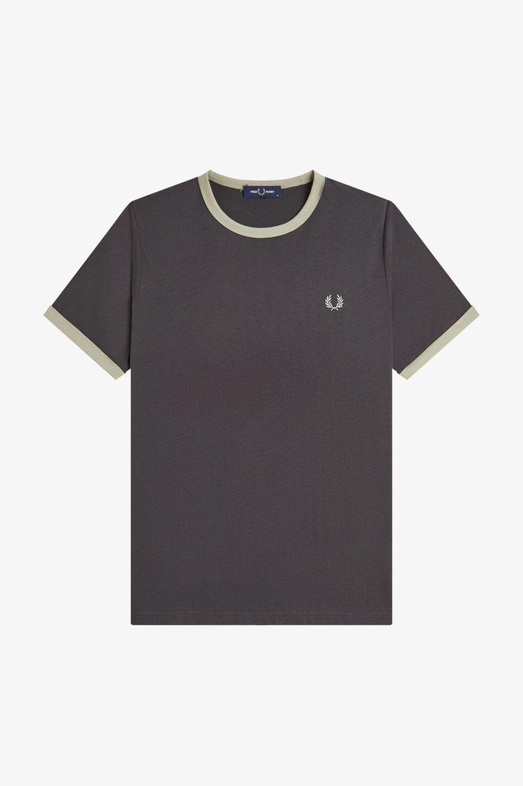 RINGER T-SHIRT-GRAY