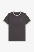 RINGER T-SHIRT-GRAY
