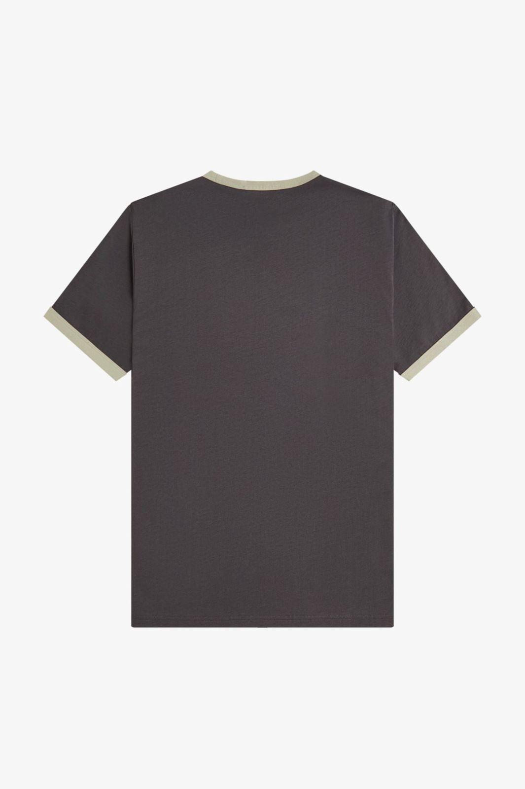 RINGER T-SHIRT-GRAY