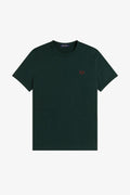 RINGER T-SHIRT-DARK GREEN
