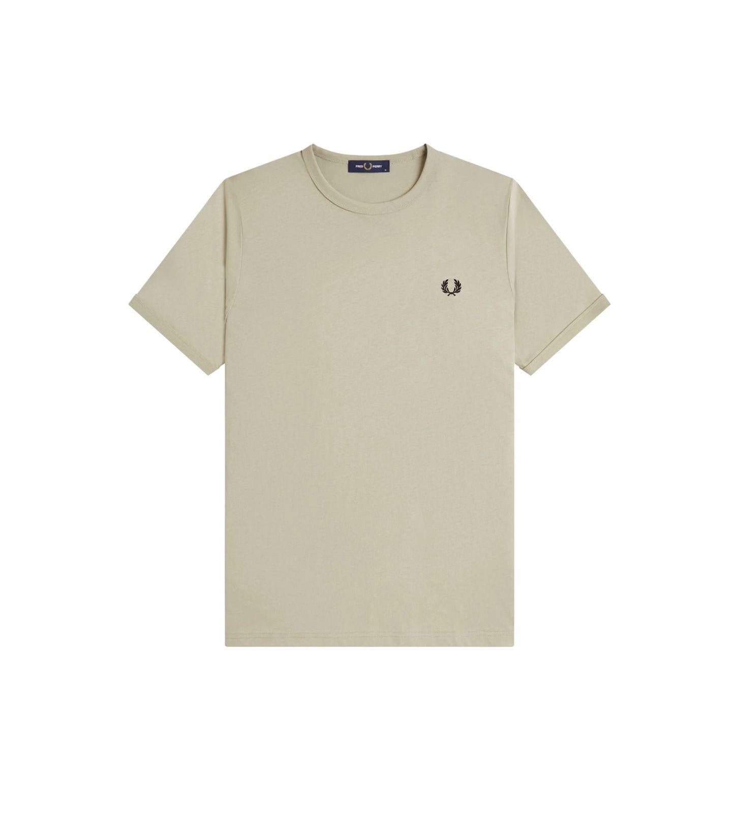RINGER T-SHIRT-SEAGRASS
