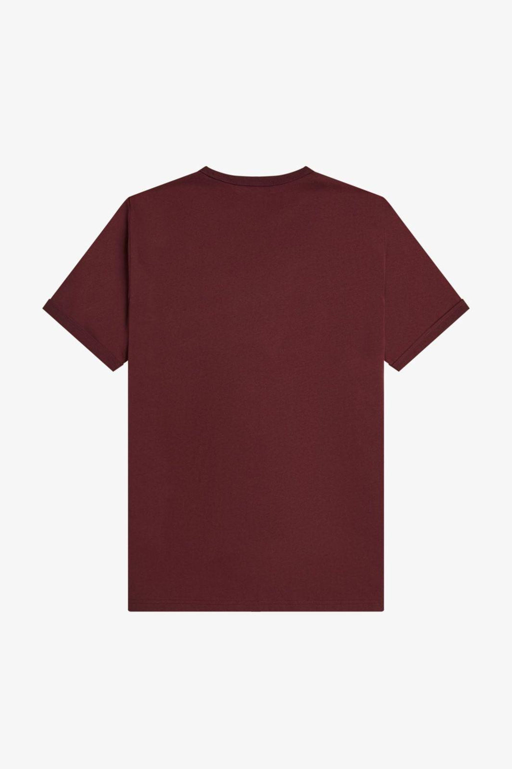 RINGER T-SHIRT-BORDEAUX