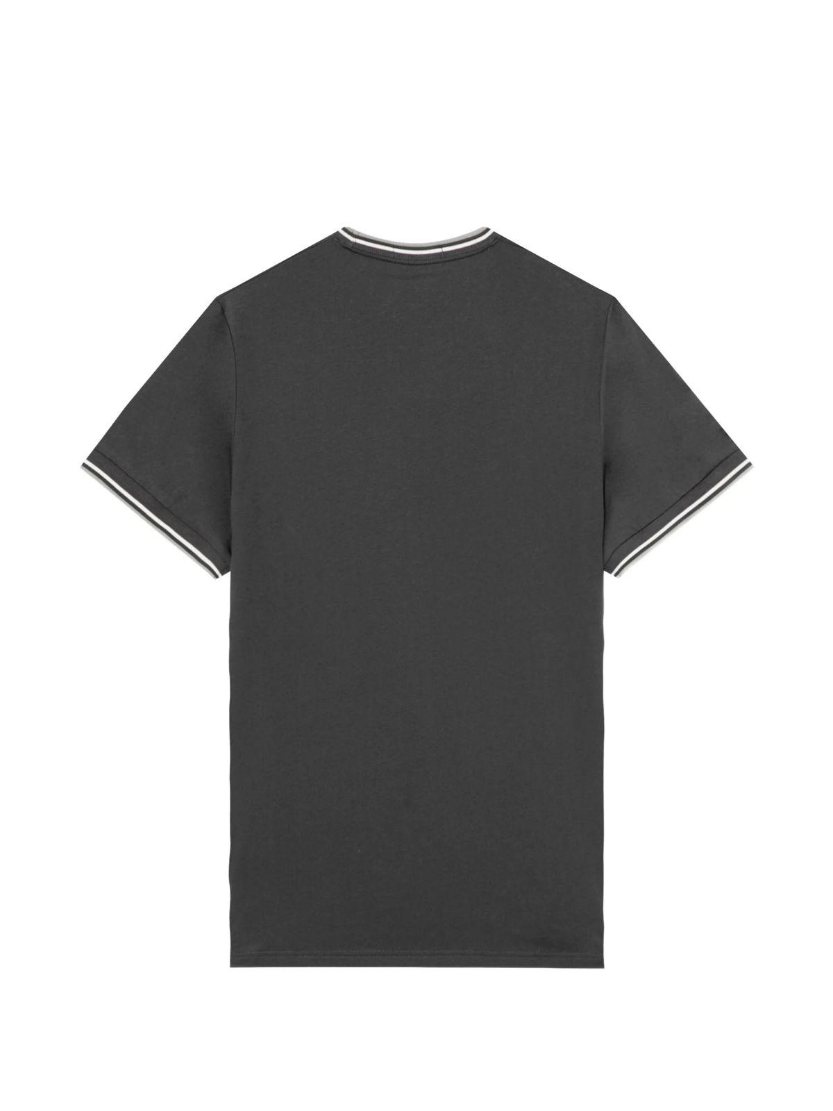 TWIN TIPPED T-SHIRT-ANCHOR GRAY