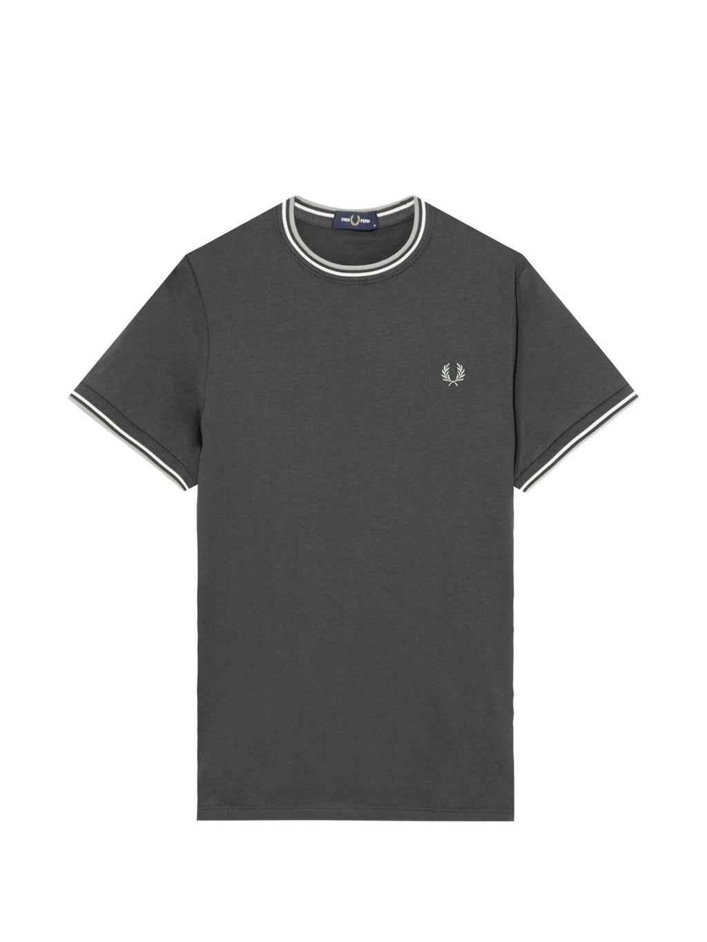 TWIN TIPPED T-SHIRT-ANCHOR GRAY