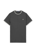 TWIN TIPPED T-SHIRT-ANCHOR GRAY