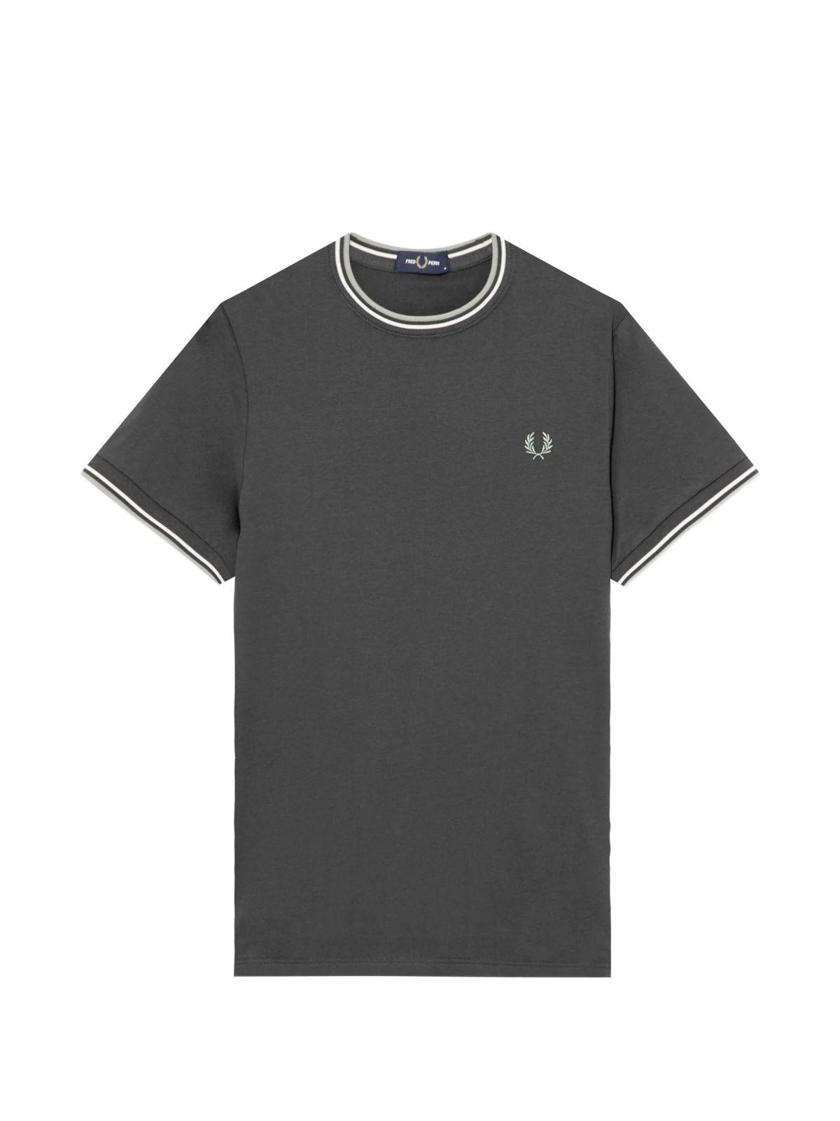 TWIN TIPPED T-SHIRT-ANCHOR GRAY