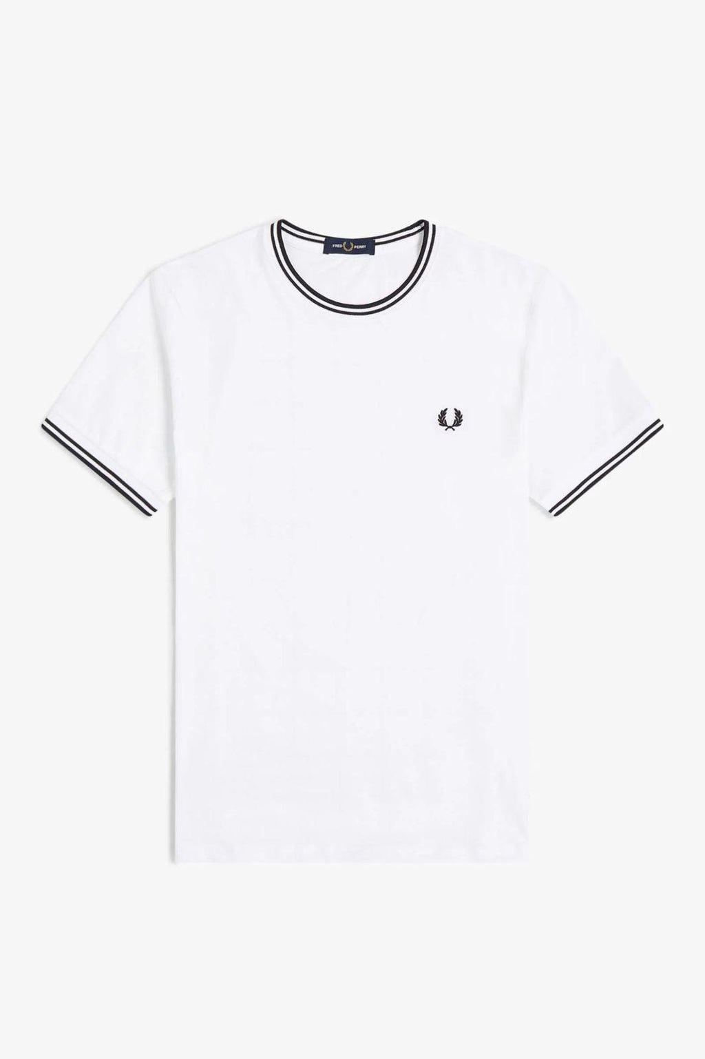 TWIN TIPPED T-SHIRT-WHITE
