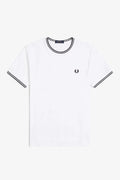 TWIN TIPPED T-SHIRT-WHITE