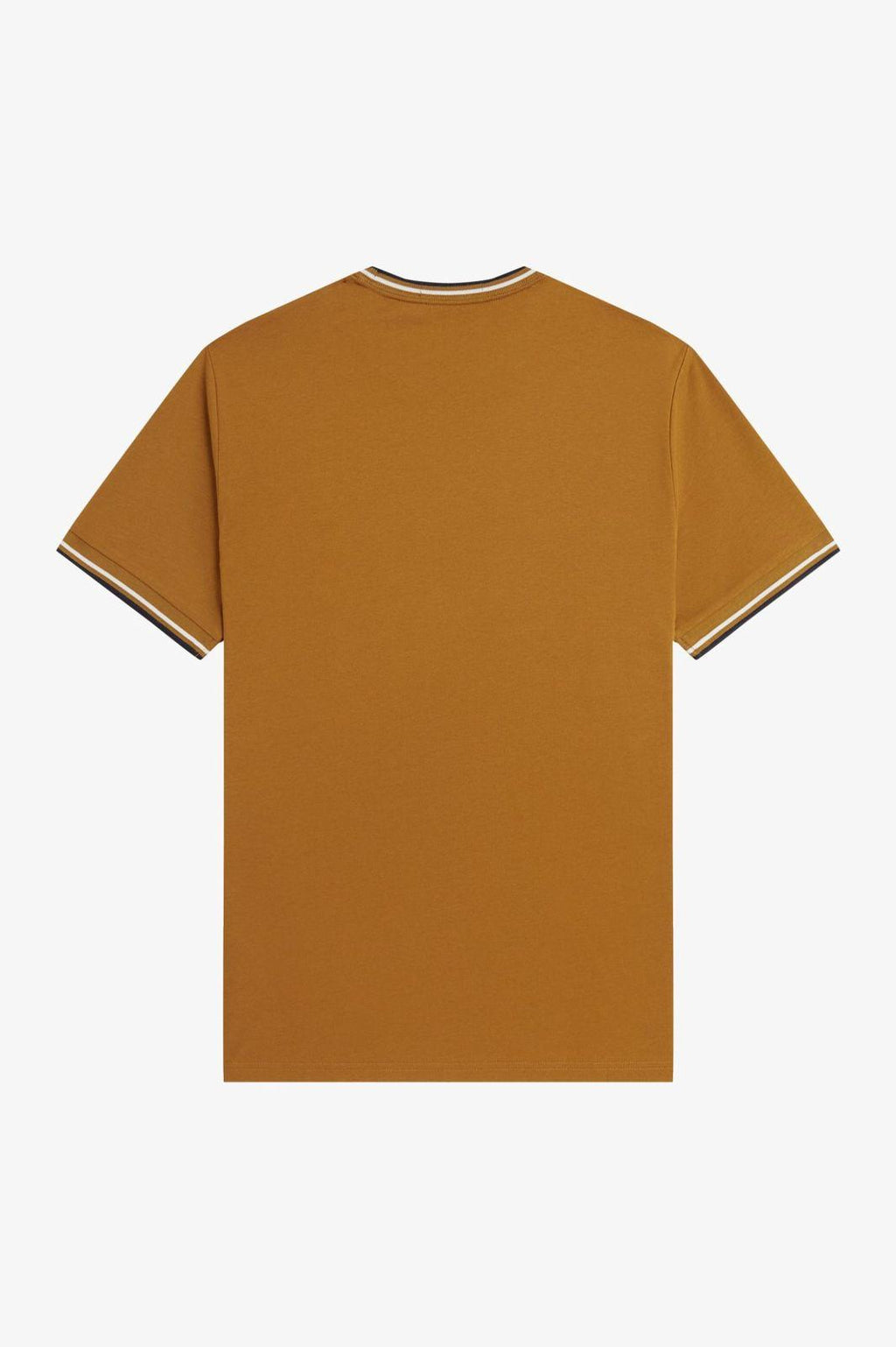 TWIN TIPPED T-SHIRT-DARK CARAMEL