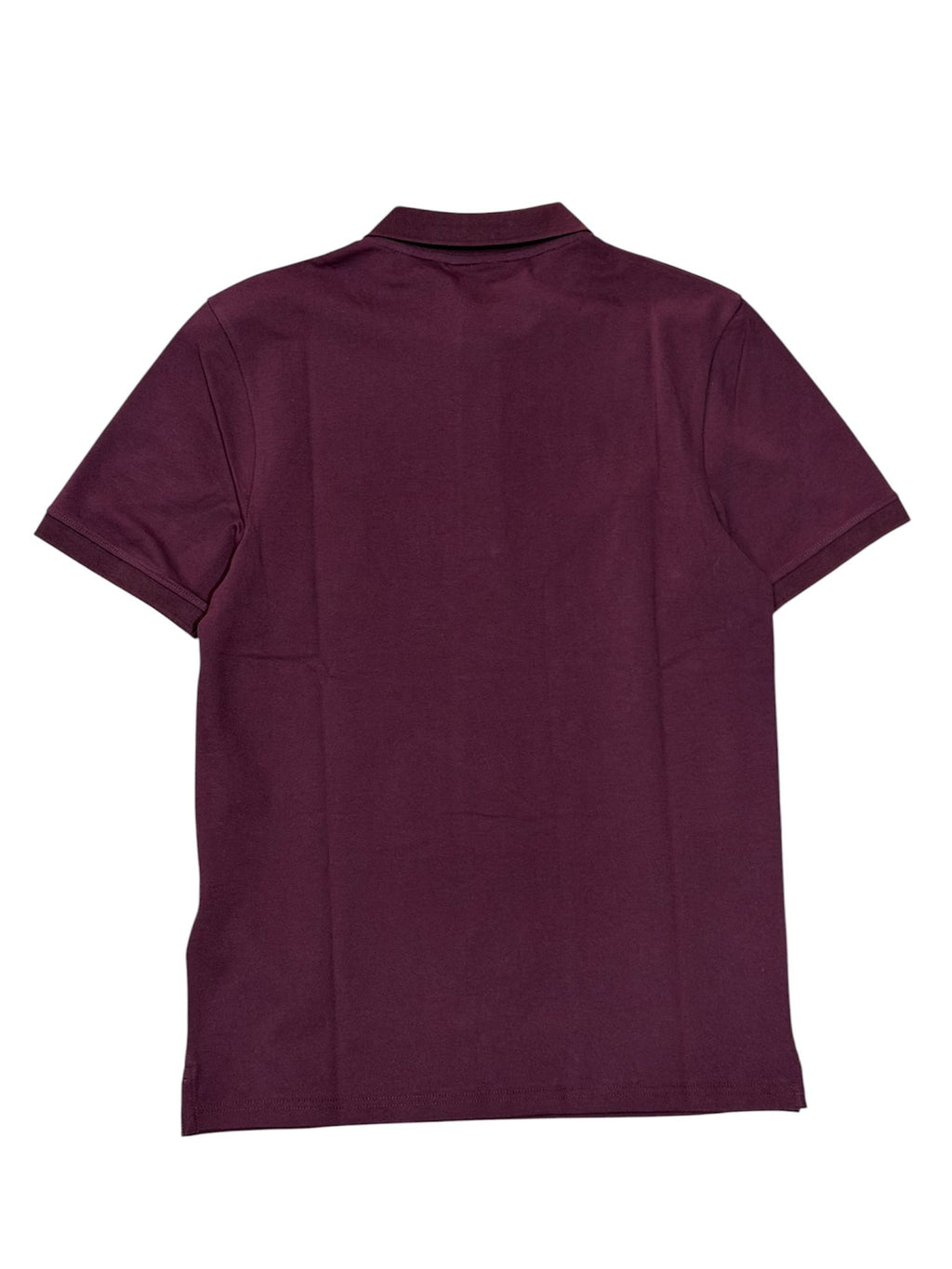 PLAIN POLO SHIRT-BURGUNDY