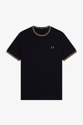 TWIN TIPPED T-SHIRT-BLACK