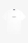 EMBROIDERED T-SHIRT-WHITE