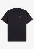 POCKET DETAIL T-SHIRT-BLACK