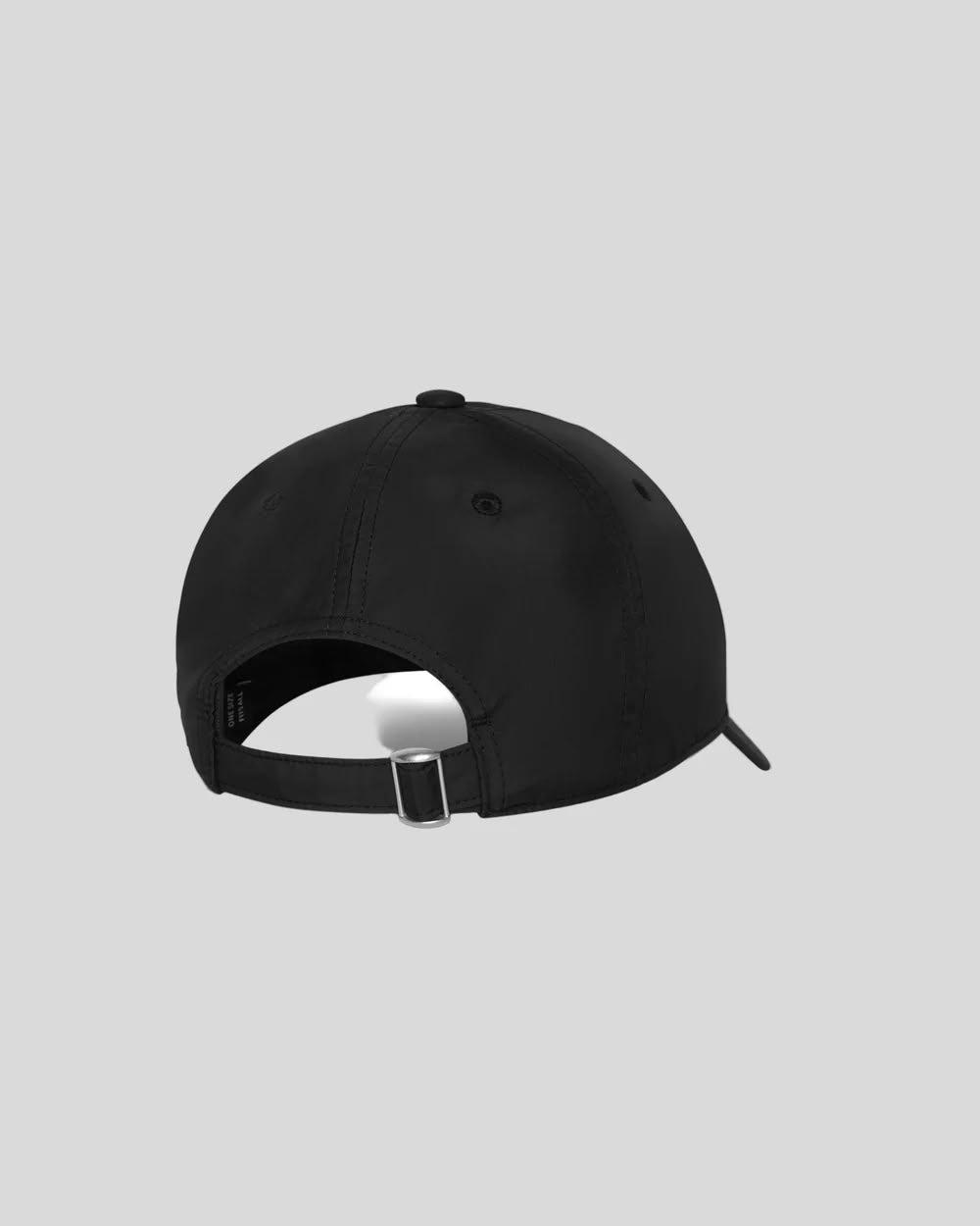 SHELL FABRIC CAP-BLACK