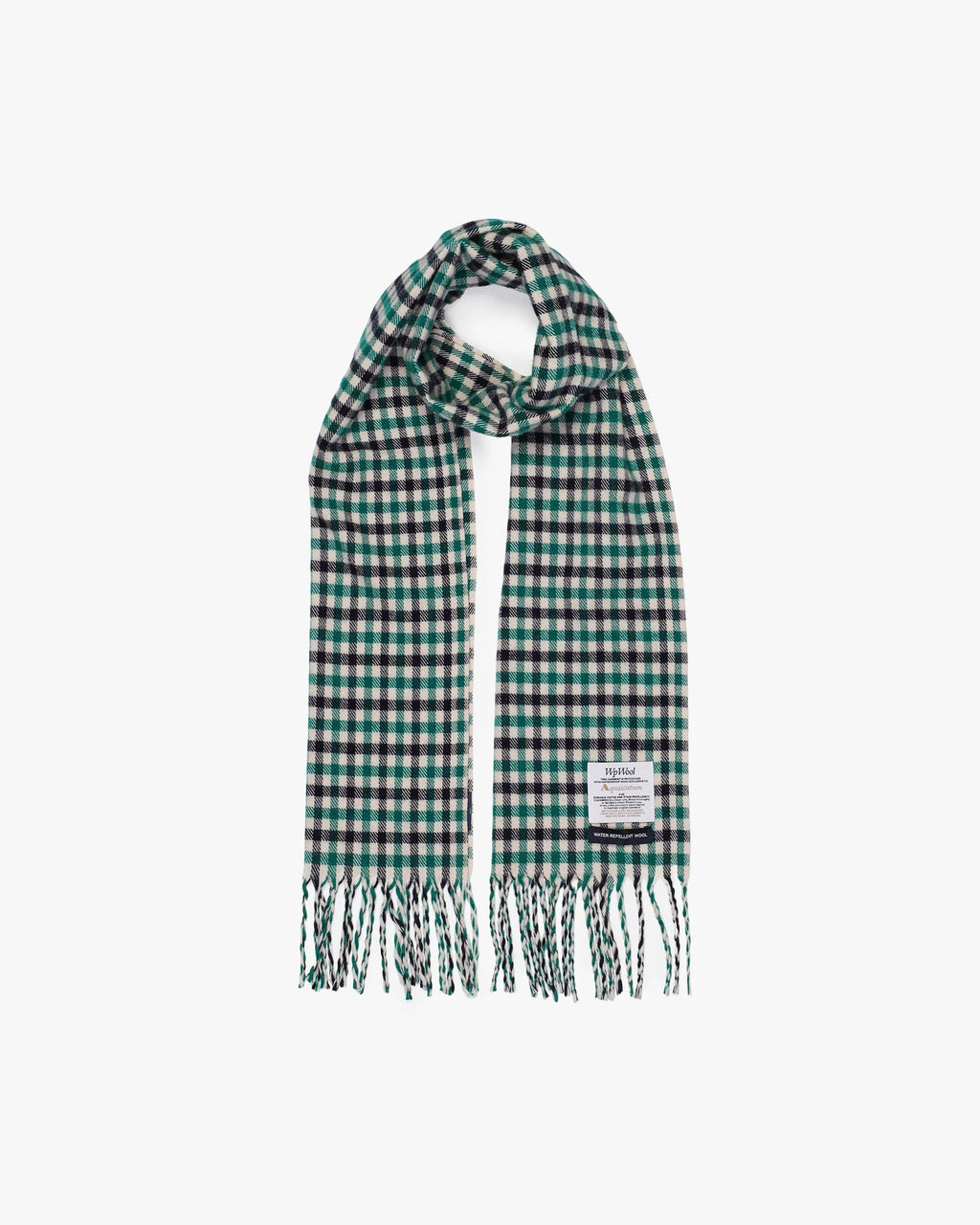 WOOL ICONIC SCARF - GREEN