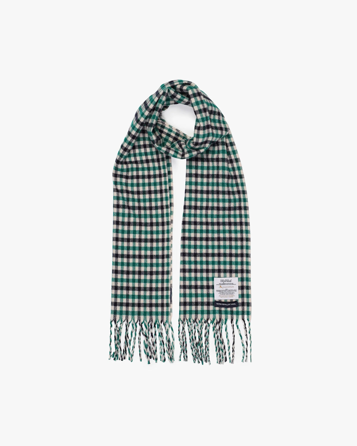 WOOL ICONIC SCARF - GREEN