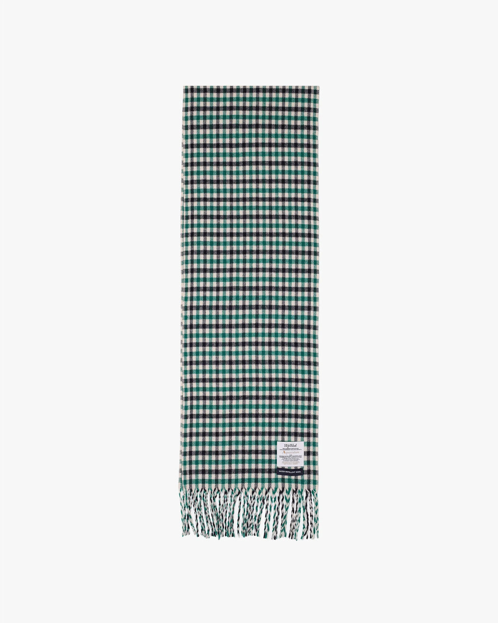 WOOL ICONIC SCARF - GREEN