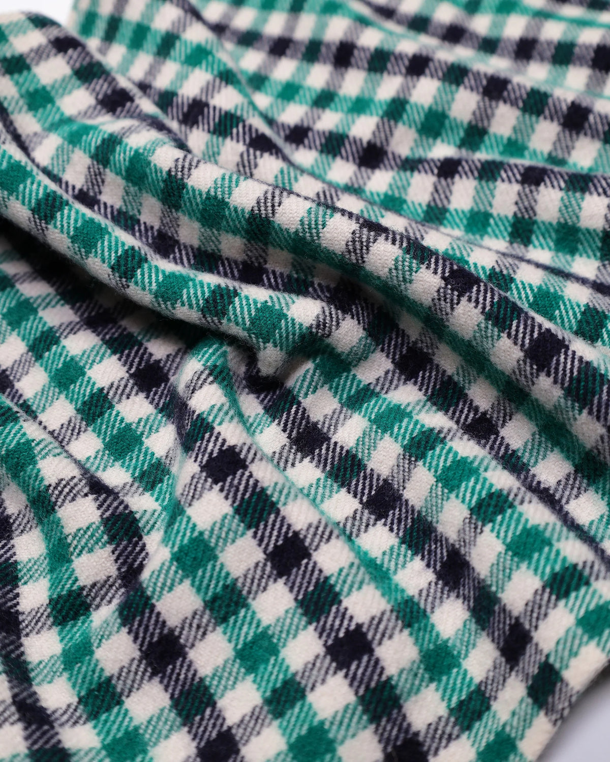 WOOL ICONIC SCARF - GREEN