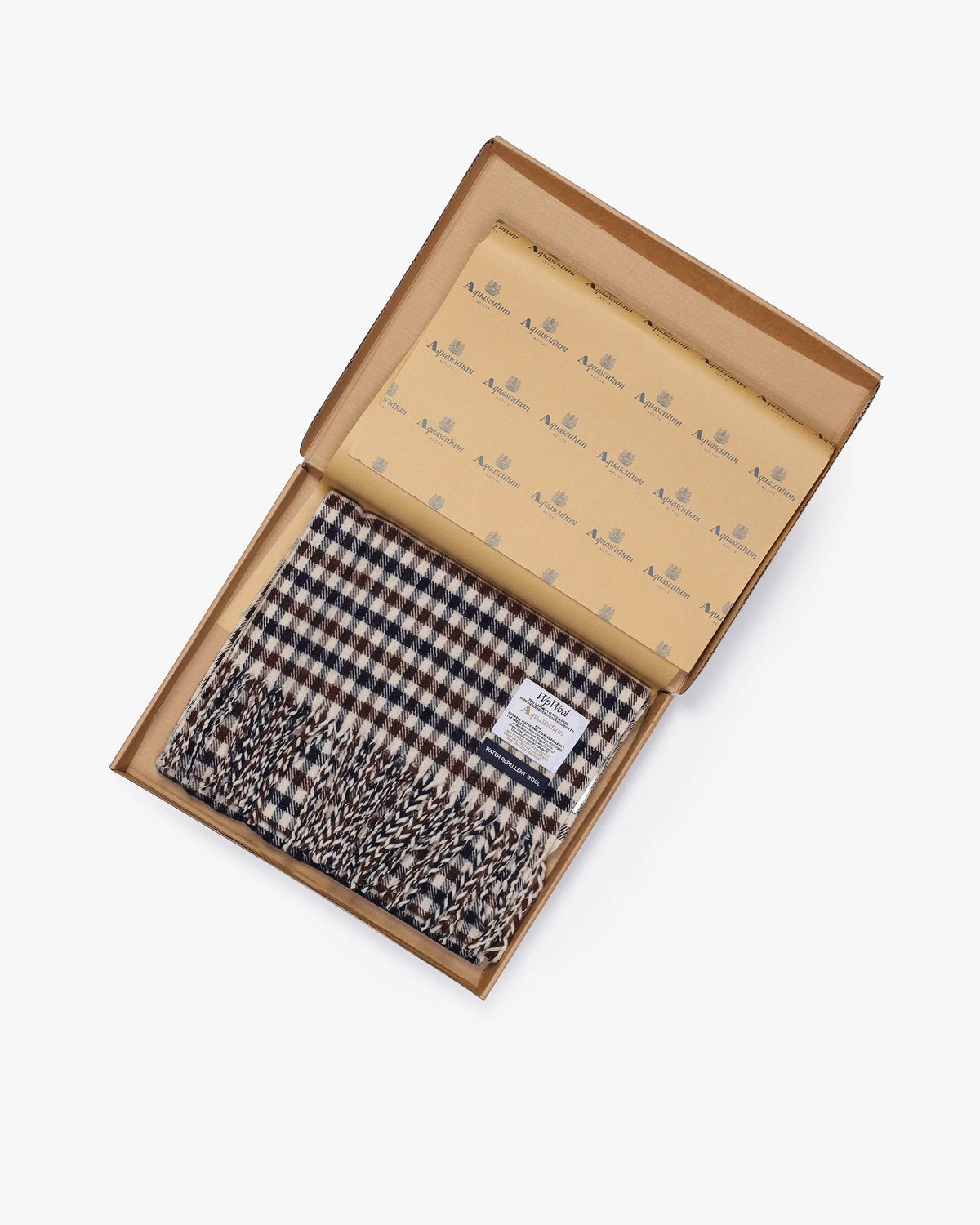 WOOL ICONIC SCARF - CLUB CHECK