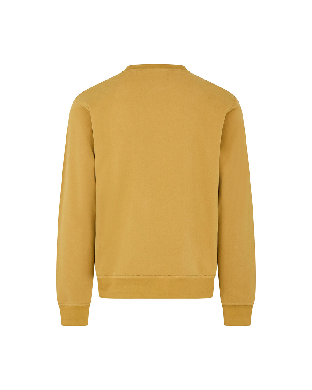 CHECK SHOULDER CREWNECK FLEECE - BRONZE