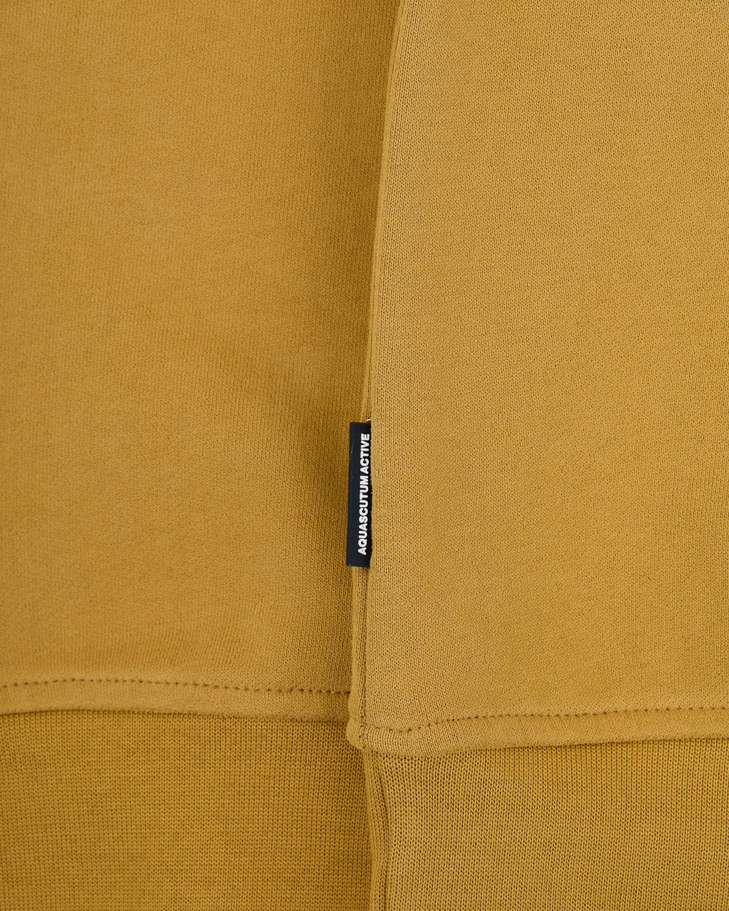 CHECK SHOULDER CREWNECK FLEECE - BRONZE