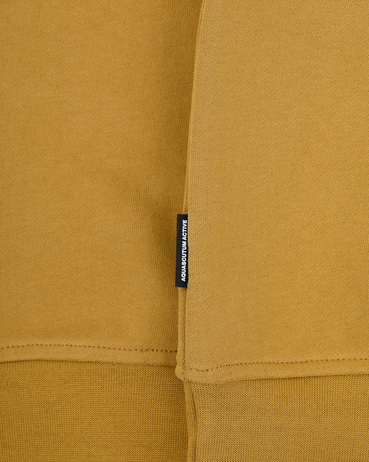 CHECK SHOULDER CREWNECK FLEECE - BRONZE