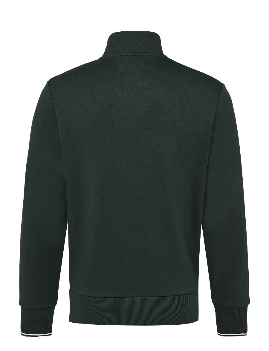 HALF ZIP SWEATSHIRT - NIGHT GREEN