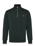 HALF ZIP SWEATSHIRT - NIGHT GREEN