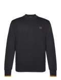 CREW NECK SWEATSHIRT - ANCHORGRY/GOLDEN