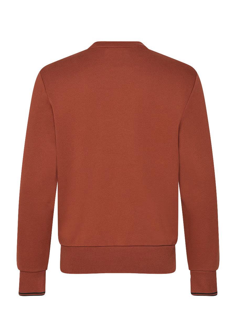 CREW NECK SWEATSHIRT - BRNDY/NGTG